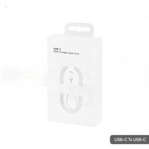 Type C to Type C Cable with ejector pin - 1 meter - 60W