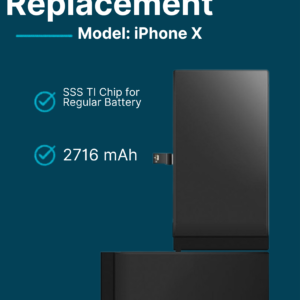 Battery Replacement for iPhone X 2716mAh