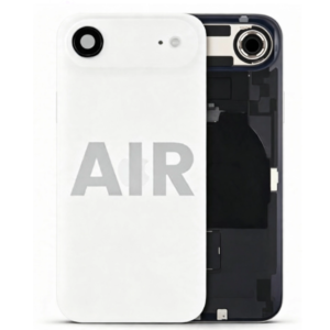 Back Cover Glass with Wireless Charging Magnet Pieces for iPhone Air 6.5" 2025, Cloud White