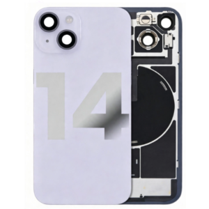 Back Glass with Wireless Charging Magnet Pieces for iPhone 14 6.1", Purple
