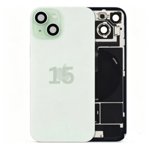 Back Glass with Wireless Charging Magnet Pieces for iPhone 15 6.1", Green