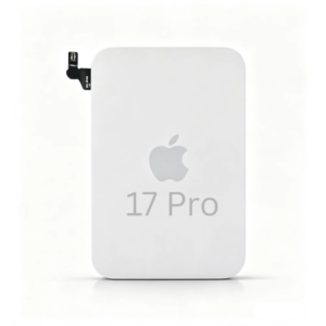 Back Cover Glass with Wireless Charging Magnet Pieces for iPhone 17 Pro 6.3'', Silver