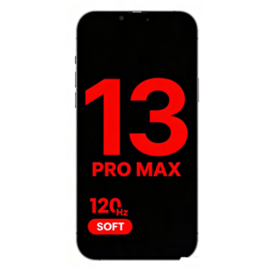 Soft OLED Screen for iPhone 13 Pro Max 6.7", Black (COP, Support IC Transplanting) with Flex (120Hz High Refresh Rate)