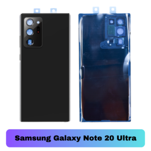 Samsung Galaxy Note 20 Ultra Back Cover with Camera Lens & Glue Sticker – AAA (Mystic Black )
