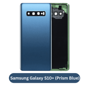 Samsung Galaxy S10+ Back Cover with Camera Lens & Glue Sticker – AAA (Prism Blue)