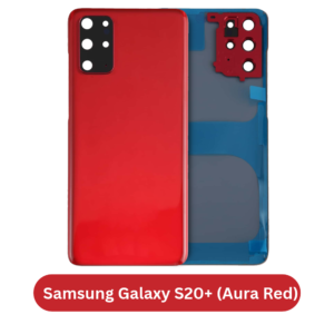 Samsung Galaxy S20+ Back Cover with Camera Lens & Glue Sticker – AAA (Aura Red)