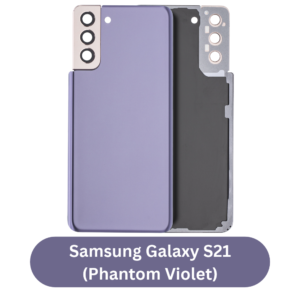 Samsung Galaxy S21 Back Cover with Camera Lens & Glue Sticker – AAA (Phantom Violet)