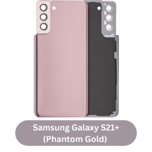 Samsung Galaxy S21+ Back Cover with Camera Lens & Glue Sticker – AAA (Phantom Gold)