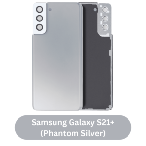 Samsung Galaxy S21+ Back Cover with Camera Lens & Glue Sticker – AAA (Phantom Silver)