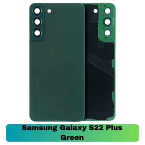 Samsung Galaxy S22+ Back Cover with Camera Lens & Glue Sticker – AAA (Green)