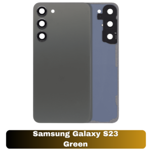 Samsung Galaxy S23 Back Cover with Camera Lens & Glue Sticker – AAA (Green)