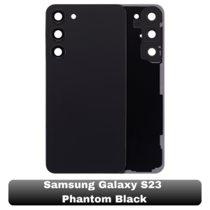 Samsung Galaxy S23 Back Cover with Camera Lens & Glue Sticker – AAA (Phantom Black)