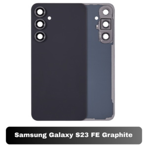 Samsung Galaxy S23 FE Back Cover with Camera Lens & Glue Sticker – AAA (Graphite)