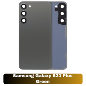 Samsung Galaxy S23+ Back Cover with Camera Lens & Glue Sticker – AAA (Green)