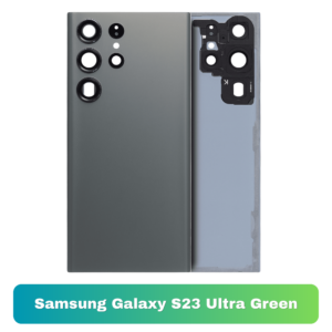 Samsung Galaxy S23 Ultra Back Cover with Camera Lens & Glue Sticker – AAA (Green)