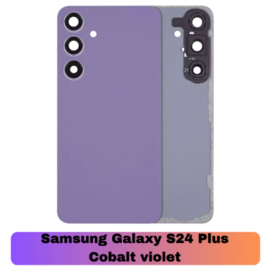 Samsung Galaxy S24+ Back Cover with Camera Lens & Glue Sticker – AAA (Cobalt violet