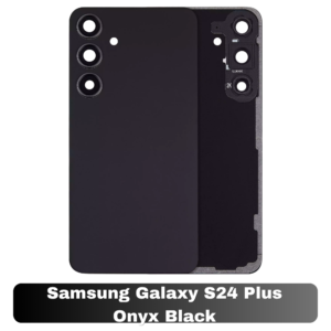 Samsung Galaxy S24+ Back Cover with Camera Lens & Glue Sticker – AAA (Onyx Black)