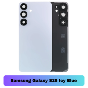 Samsung Galaxy S25 Back Cover with Camera Lens & Glue Sticker – AAA (Icy Blue)