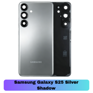 Samsung Galaxy S25 Back Cover with Camera Lens & Glue Sticker – AAA (Silver Shadow)