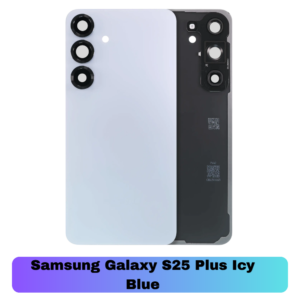 Samsung Galaxy S25+ Back Cover with Camera Lens & Glue Sticker – AAA (Icy Blue)