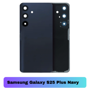 Samsung Galaxy S25+ Back Cover with Camera Lens & Glue Sticker – AAA (Navy)