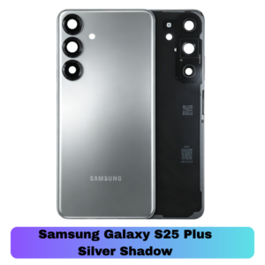 Samsung Galaxy S25+ Back Cover with Camera Lens & Glue Sticker – AAA (Silver Shadow)