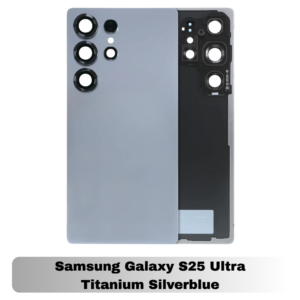 Samsung Galaxy S25 Ultra Back Cover with Camera Lens & Glue Sticker – AAA (Titanium Silverblue)