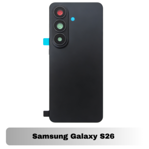 Samsung Galaxy S26 Back Cover with Camera Lens & Glue Sticker – AAA (Black)