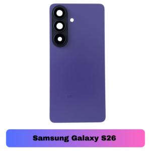 Samsung Galaxy S26 Back Cover with Camera Lens & Glue Sticker – AAA (Cobalt Violet )
