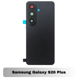 Samsung Galaxy S26+ Back Cover with Camera Lens & Glue Sticker – AAA (Black )