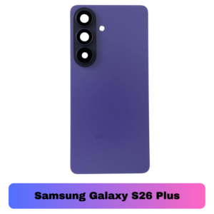 Samsung Galaxy S26+ Back Cover with Camera Lens & Glue Sticker – AAA (Cobalt Violet )