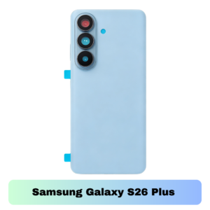 Samsung Galaxy S26+ Back Cover with Camera Lens & Glue Sticker – AAA (Sky Blue)