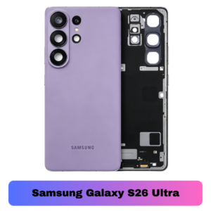 Samsung Galaxy S26 Ultra Back Cover with Camera Lens & Glue Sticker – AAA (Cobalt Violet )