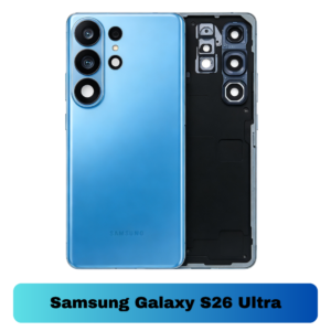 Samsung Galaxy S26 Ultra Back Cover with Camera Lens & Glue Sticker – AAA (Sky Blue)