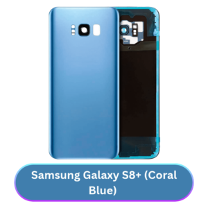 Samsung Galaxy S8+ Back Cover with Camera Lens & Glue Sticker – AAA (Coral Blue)