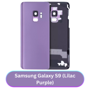 Samsung Galaxy S9 Back Cover with Camera Lens & Glue Sticker – AAA (Lilac Purple)