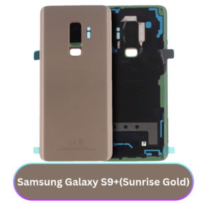Samsung Galaxy S9+ Back Cover with Camera Lens & Glue Sticker – AAA (Sunrise Gold )