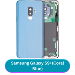 Samsung Galaxy S9+ Back Cover with Camera Lens & Glue Sticker – AAA (Coral Blue)