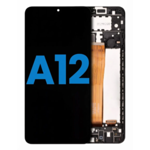 Samsung Galaxy A12 Screen Assembly with Frame – Original