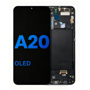 Samsung Galaxy A20 Screen Assembly with Frame – OLED