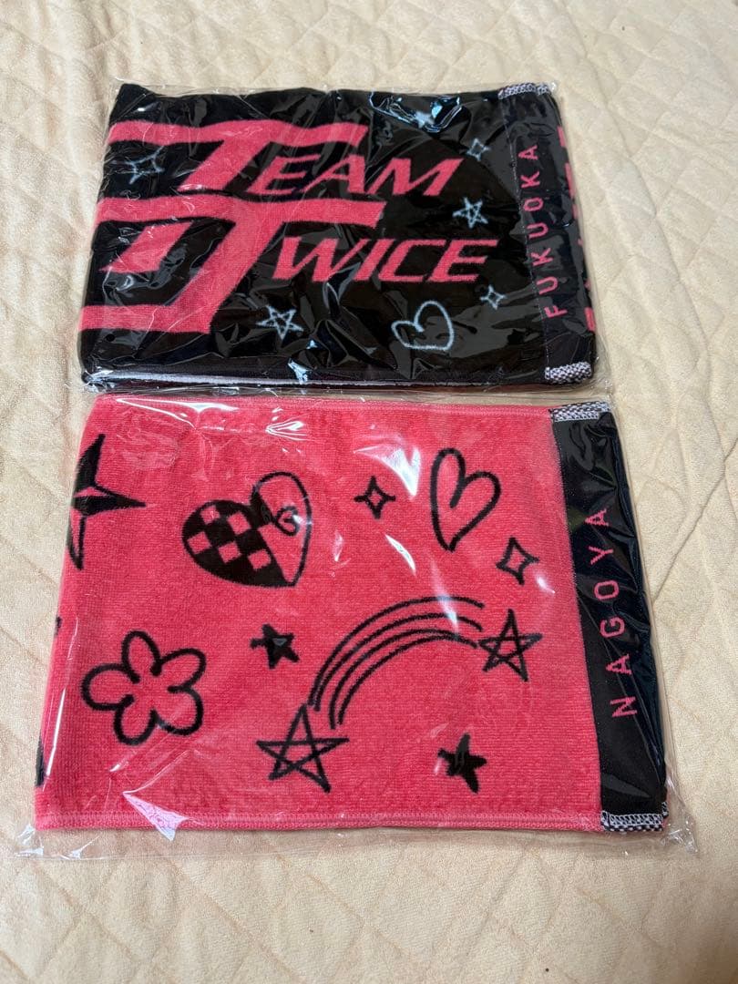 TeamTwiceマフラータオル名古屋&福岡セット　値下げ交渉、即購入大歓迎！