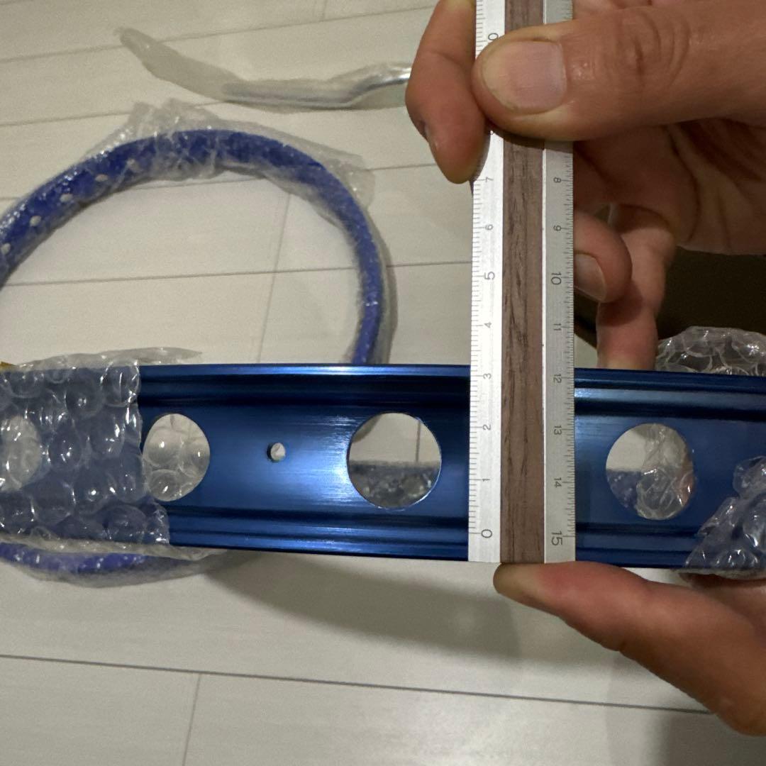 新品トライアル用リム 26インチ前後セット・ハンドル（中古）